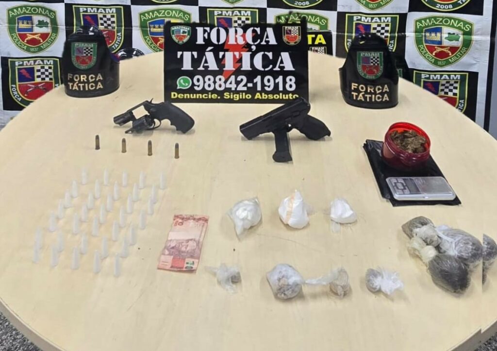 PMAM ARMA DE FOGO FORCA TATICA.FOTO DIVULGACAO PMAM