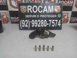 Imagem da notícia - Operação Fronteira Mais Segura: arma de fogo e munições são apreendidas no município de Iranduba