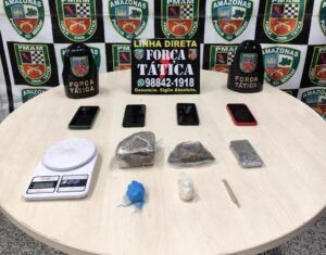 Imagem da notícia - Em ações no fim de semana, Polícia Militar do Amazonas prende dez pessoas por envolvimento com tráfico de drogas