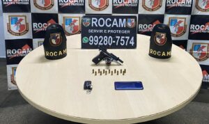 Imagem da notícia - Polícia Militar do Amazonas prende três homens e apreende cinco armas de fogo durante ações na capital