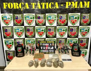 Imagem da notícia - Polícia Militar do Amazonas apreende 3 quilos de entorpecente em casa abandonada