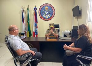 Imagem da notícia - Implantação de base do Corpo de Bombeiros é tema de reunião entre a corporação e Prefeitura de Manaquiri