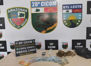Imagem da notícia - Polícia Militar do Amazonas prende dois homens em posse de entorpecentes, na zona leste