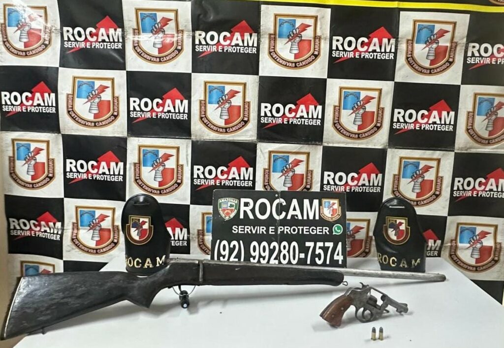 PMAM APREENSAO DE ARMAS DE FOGO ROCAM