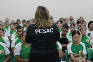 Imagem da notícia - SSP-AM realiza palestra para acolher alunos do Projeto Escola Segura, Aluno Cidadão
