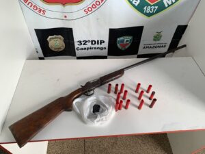 Imagem da notícia - Em Caapiranga, PC-AM e PMAM prendem homem condenado por roubo cometido em 2013 no bairro Ponta Negra