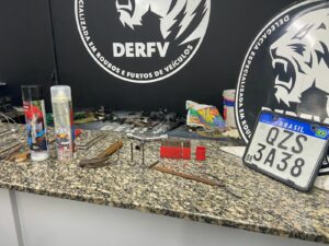 Imagem da notícia - PC-AM prende quatro homens por receptação, adulteração de veículo, furto qualificado, associação criminosa e adulteração de veículo automotor