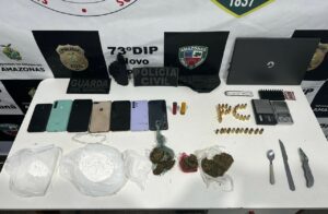 Imagem da notícia - Em ação conjunta, PC-AM, PMAM e GCM prendem dupla envolvida em homicídio qualificado e ocultação de cadáver em Novo Aripuanã