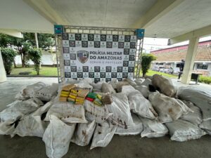 Imagem da notícia - Polícia Militar do Amazonas apreende duas toneladas de drogas em operação no Alto Solimões