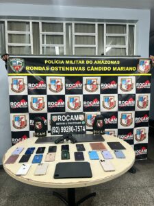 Imagem da notícia - Polícia Militar do Amazonas recupera celulares e tablets roubados na zona leste da capital