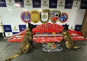 Imagem da notícia - Base Arpão 3: PMAM prende seis pessoas transportando mais de 500 kg de drogas em balsas