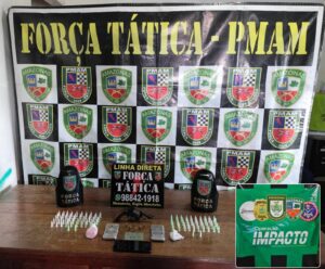 Imagem da notícia - Operação Impacto: PMAM cumpre mandado de prisão e apreende pinos de cocaína em Itapiranga