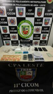 Imagem da notícia - Polícia Militar do Amazonas prende trio com mais de 1 kg de drogas