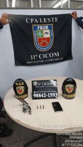 Imagem da notícia - Após sacar arma em direção à PM, homem envolvido em roubo é preso pela Polícia Militar do Amazonas