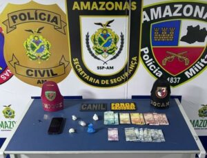 Imagem da notícia - Base Arpão 3: Cinco homens foram presos por tráfico de drogas em Coari