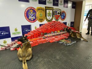 Imagem da notícia - Amazonas apreende 80% da droga interceptada na região Norte, aponta Ministério da Justiça e Segurança Pública  