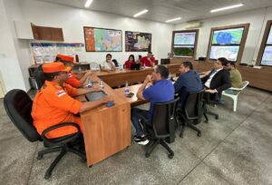 Imagem da notícia - Festival de Parintins 2025: Corpo de Bombeiros alinha estratégias de segurança do espetáculo com representantes dos bumbás