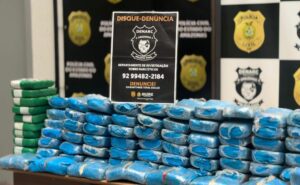 Imagem da notícia - Polícia Civil apreende mais de 200 quilos de cocaína avaliados em R$ 6,3 milhões e prende dupla responsável pelo material