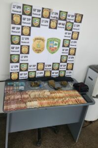 Imagem da notícia - Em Itamarati, PMAM e Guarda Municipal prendem homem e apreendem adolescente envolvido com tráficos de drogas
