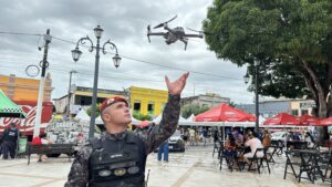 Imagem da notícia - Festival de Parintins 2025: Pelo segundo ano, PMAM utiliza drones em ações de segurança com monitoramento aéreo