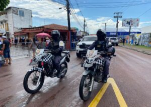 Imagem da notícia - Festival de Parintins 2025: PMAM reforça patrulhamento a pé, ciclístico e motorizado na Ilha Tupinambarana