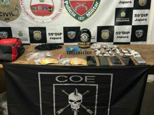 Imagem da notícia - Interior Mais Seguro: Policiais apreendem drogas e arma de fogo em quatro municípios do Amazonas