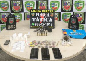 Imagem da notícia - Em ações na capital, Polícia Militar do Amazonas prende quatro suspeitos de envolvimento com tráfico de drogas