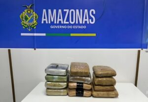 Imagem da notícia - Base Arpão 3: Perto de Coari, PMAM apreende 15 quilos de drogas avaliadas em R$300 mil 