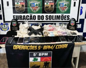 Imagem da notícia - Operação Impacto: PMAM prende grupo suspeito de envolvimento com o tráfico de drogas em Coari 