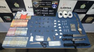 Imagem da notícia - Em ações na capital e no interior, PMAM prende cinco pessoas suspeitas de envolvimento com o tráfico de drogas