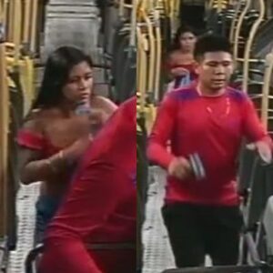 Imagem da notícia - PC-AM divulga imagem de casal procurado por roubo a ônibus da linha 560