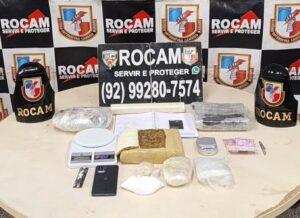 Imagem da notícia - Em ações na capital, PMAM prende dois homens e apreende tablete e porções de entorpecentes