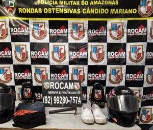 Imagem da notícia - Pronta resposta: PMAM prende homem que agrediu adolescente com martelo em tentativa de roubo
