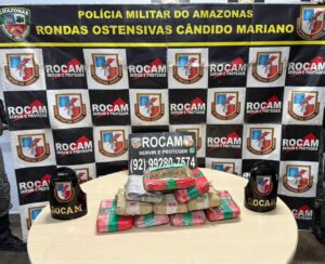 Imagem da notícia - Polícia Militar do Amazonas apreende 10 kg de maconha na zona centro-sul