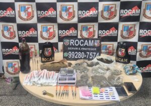 Imagem da notícia - Polícia Militar do Amazonas prende dupla com grande quantidade de entorpecentes em condomínio na zona oeste