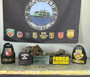 Imagem da notícia - Base Arpão 2: PMAM prende homem por transporte ilegal de ouro