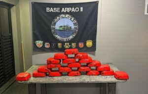 Imagem da notícia - Base Arpão 2: PMAM apreende 21 quilos de pasta-base avaliados em mais de R$1 milhão