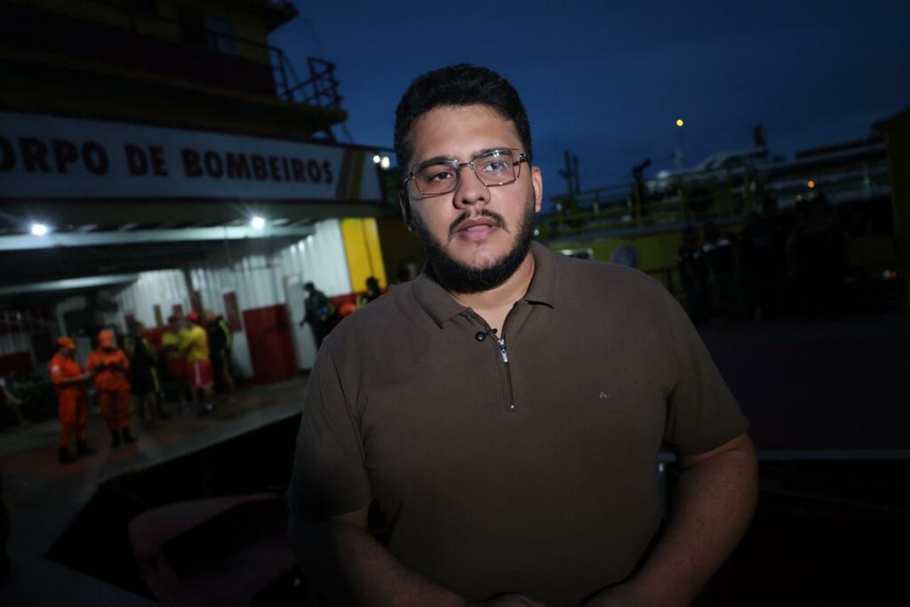 O vice prefeito de Nova Olinda do Norte Cristian Martins Foto Mauro Neto