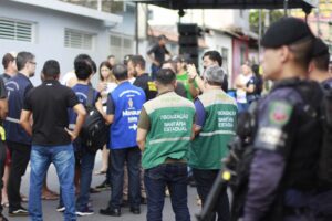 Imagem da notícia - Carnaval da floresta 2026: Bloco sem documentação é encerrado durante Central Integrada de Fiscalização