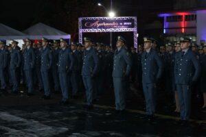 Aspirantes a oficiais da Polícia Militar do Amazonas celebram formação em segurança públi…