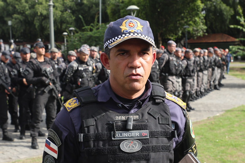 PMAM CORONEL KLINGER PAIVA COMANDANTE GERAL DA PMAM FOTO ARQUIVO SECOM 1