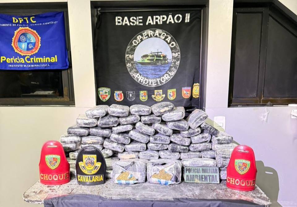 SSP AM AMAZONAS APREENSOES DE ENTORPECENTES JANEIRO E FEVEREIRO DE 2026 FOTOS FOTOS DIVULGACAO SSP 