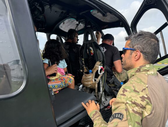 Departamento Aéreo da SSP-AM resgata criança de comunidade rural atingida por ouriço de castanha