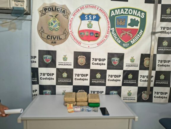 Fronteira Mais Segura: PMAM apreende 29 kg de entorpecentes durante ações em Codajás e Co…