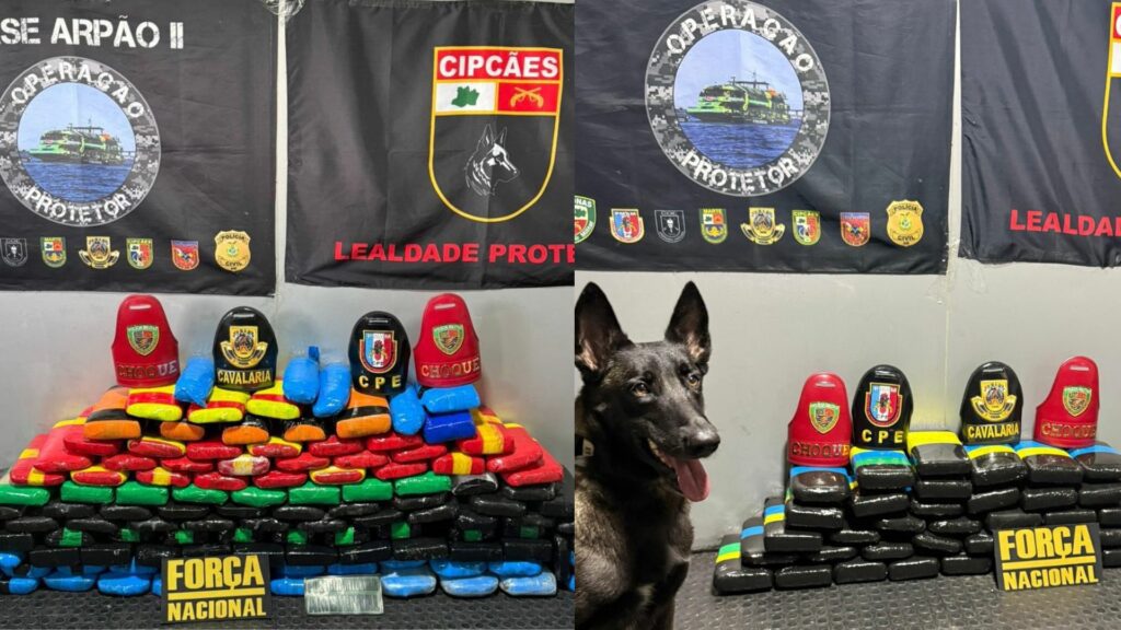 SSP AM OPERACOES EM BASES FLUVIAIS RESULTAM NA APREENSAO DE 218 KG DE DROGAS FOTOS DIVULGACAO SSP A