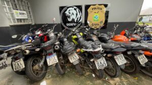 Imagem da notícia - Polícia Civil devolve 24 motocicletas roubadas e furtadas recuperadas no interior do Amazonas