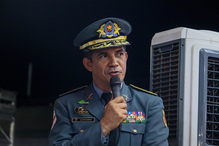 PMAM ESPADIM COMANDANTE GERAL CORONEL KLINGER FOTO VITORIA VERAS PMAM