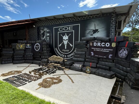 Amazonas aumenta apreensões de drogas, armas e munições, no primeiro trimestre de 2026