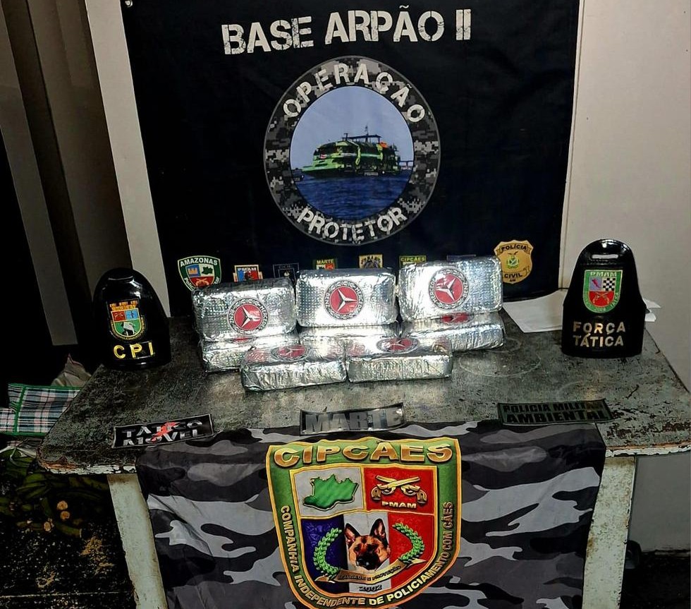 SSP APREENSAO DROGA ARPAO FOTO DIVULGACAO SSP AM