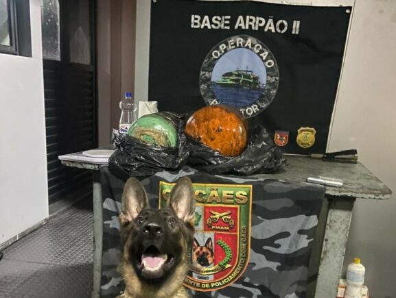 Base Arpão 2: PMAM apreende mais de 23kg de pasta-base de cocaína escondidos em cilindros…